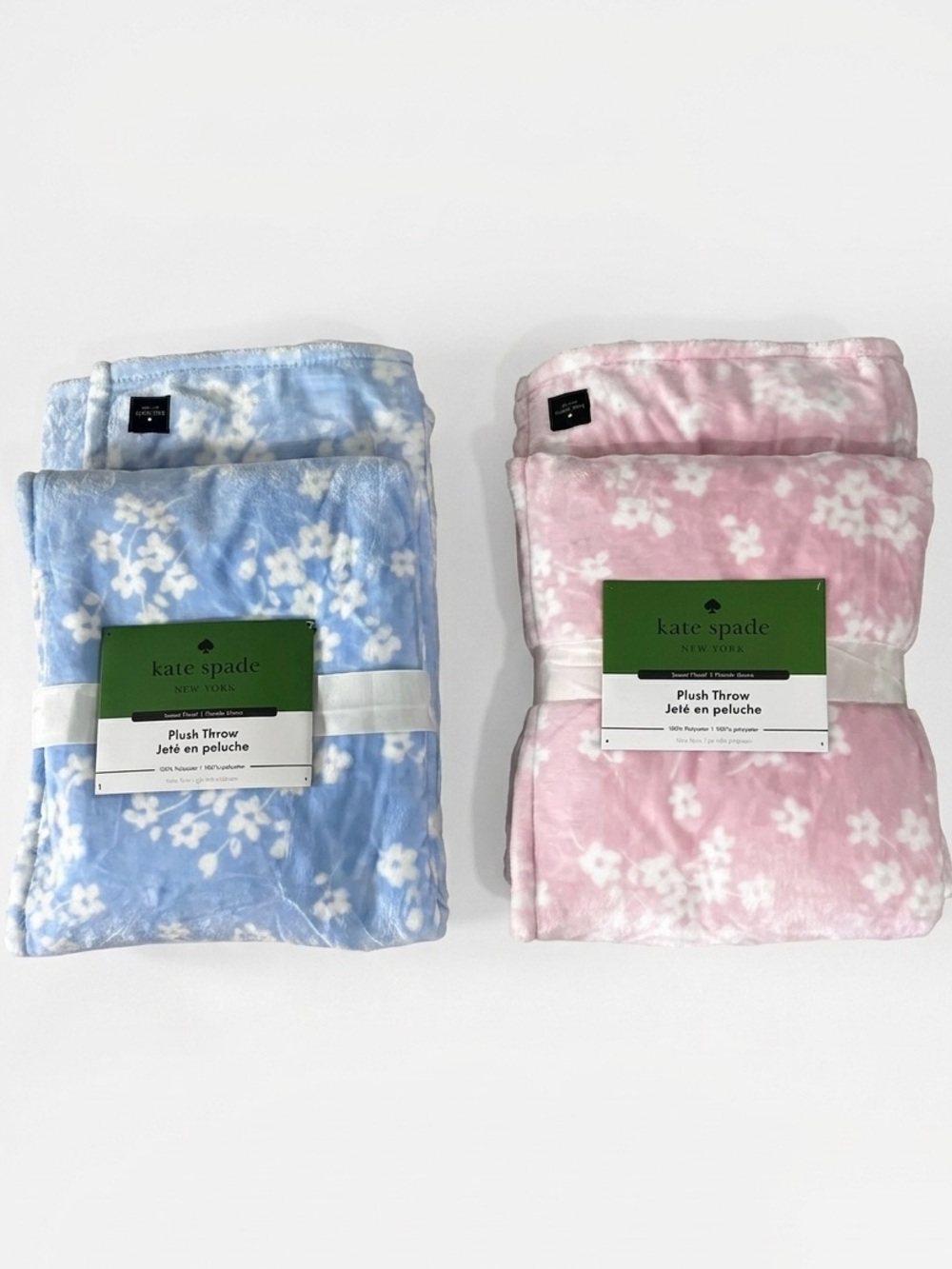 Pick 1: Kate Spade Floral Plush Throw 60 x 70
